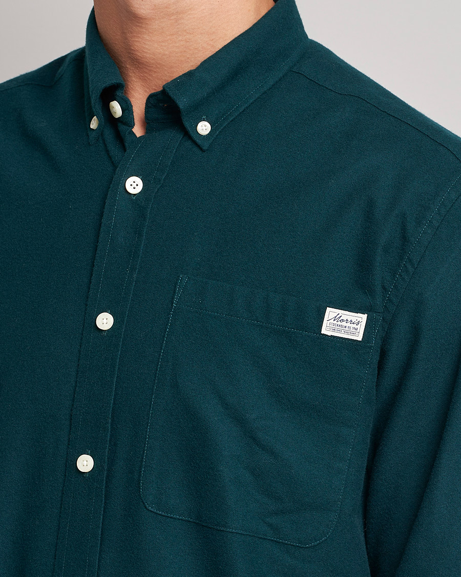 Herre | Skjorter | Morris | Original Brushed Oxford Shirt Green