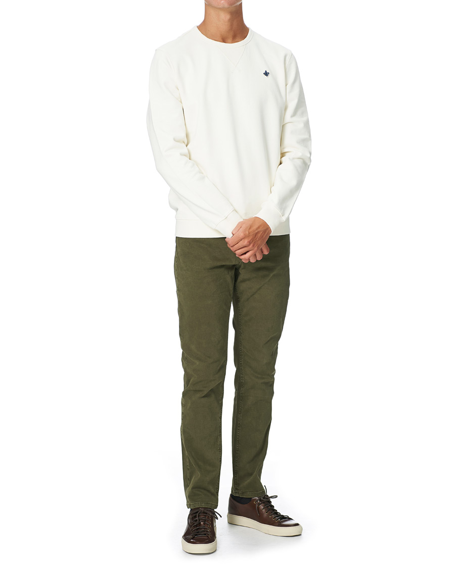 Herre | Bukser | Morris | James Brushed Chinos Olive