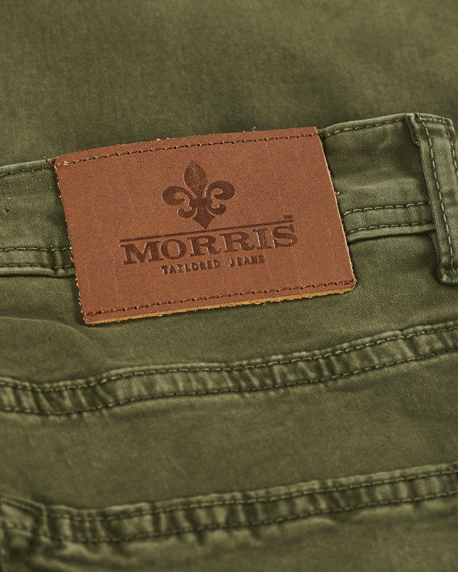 Herre | Bukser | Morris | James Brushed Chinos Olive