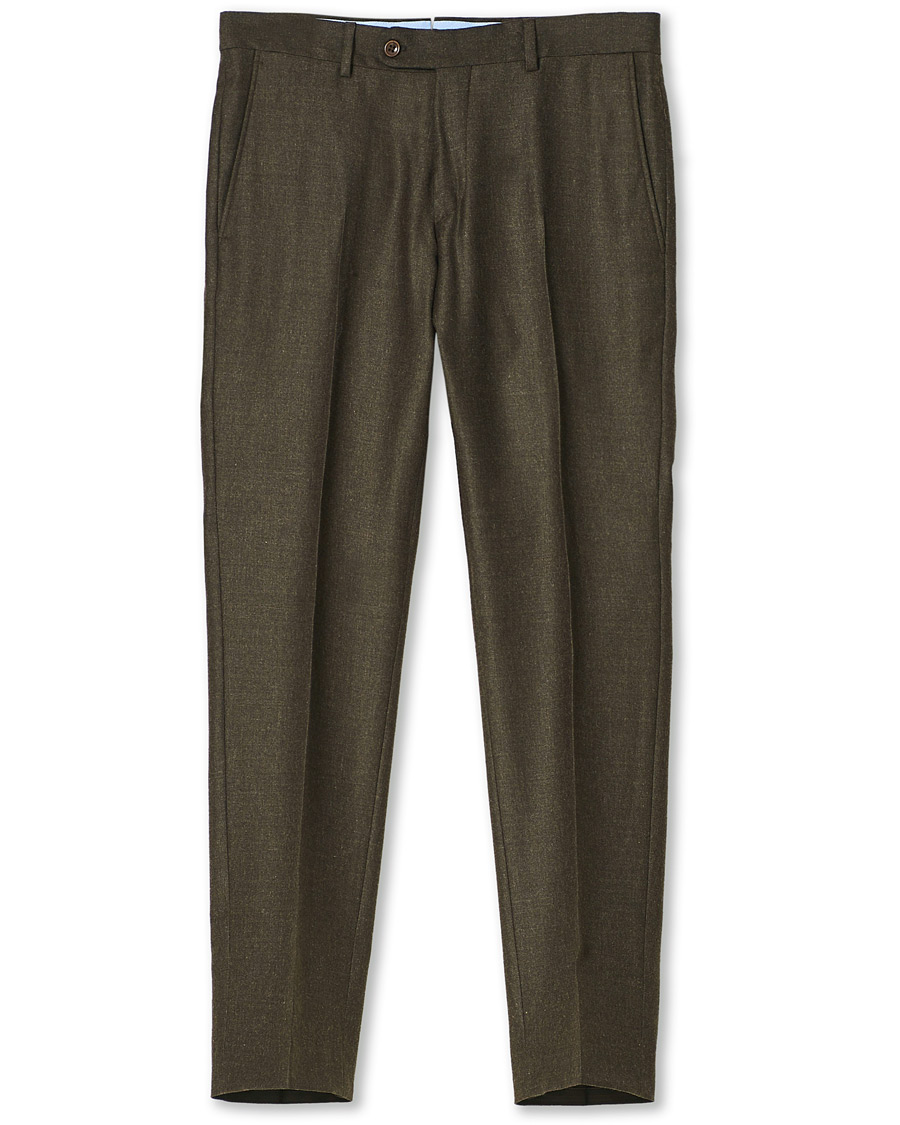 Herre | Bukser | Morris | Rodney Flannel Trousers Brown