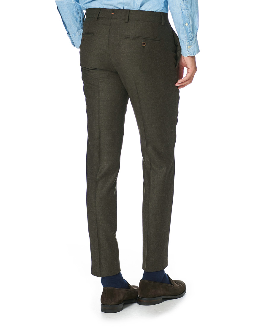 Herre | Bukser | Morris | Rodney Flannel Trousers Brown