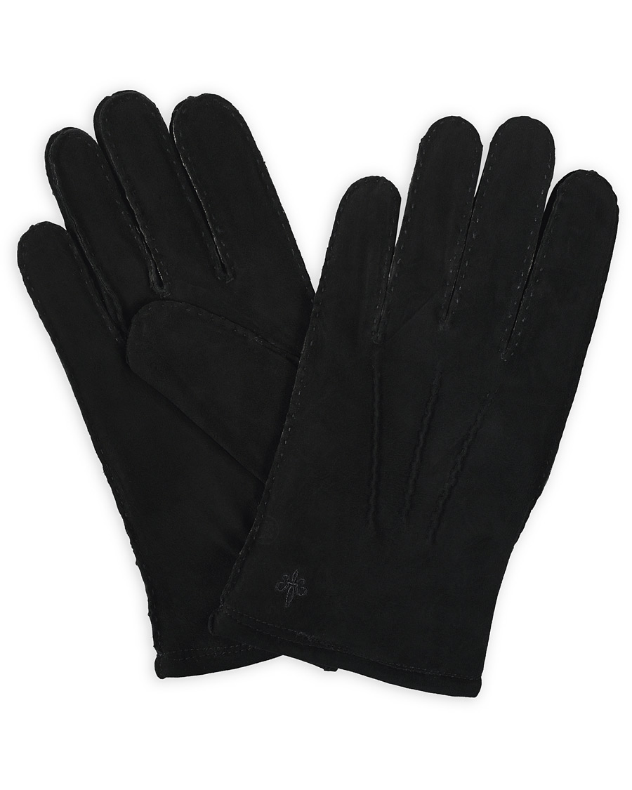 Herre | Morris Suede Gloves Black | Morris | Suede Gloves Black