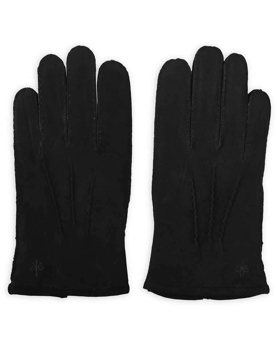 Herre | Morris Suede Gloves Black | Morris | Suede Gloves Black