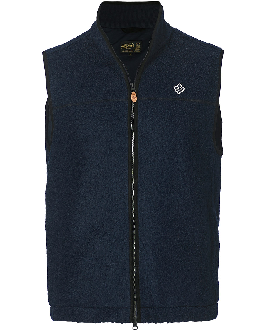 Herre | Vester | Morris | Whitfield Pile Vest Navy