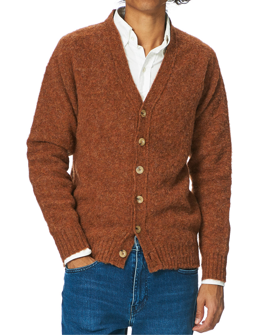 Herre | Gensere | Howlin' | Brushed Wool Cardigan Distant Earth