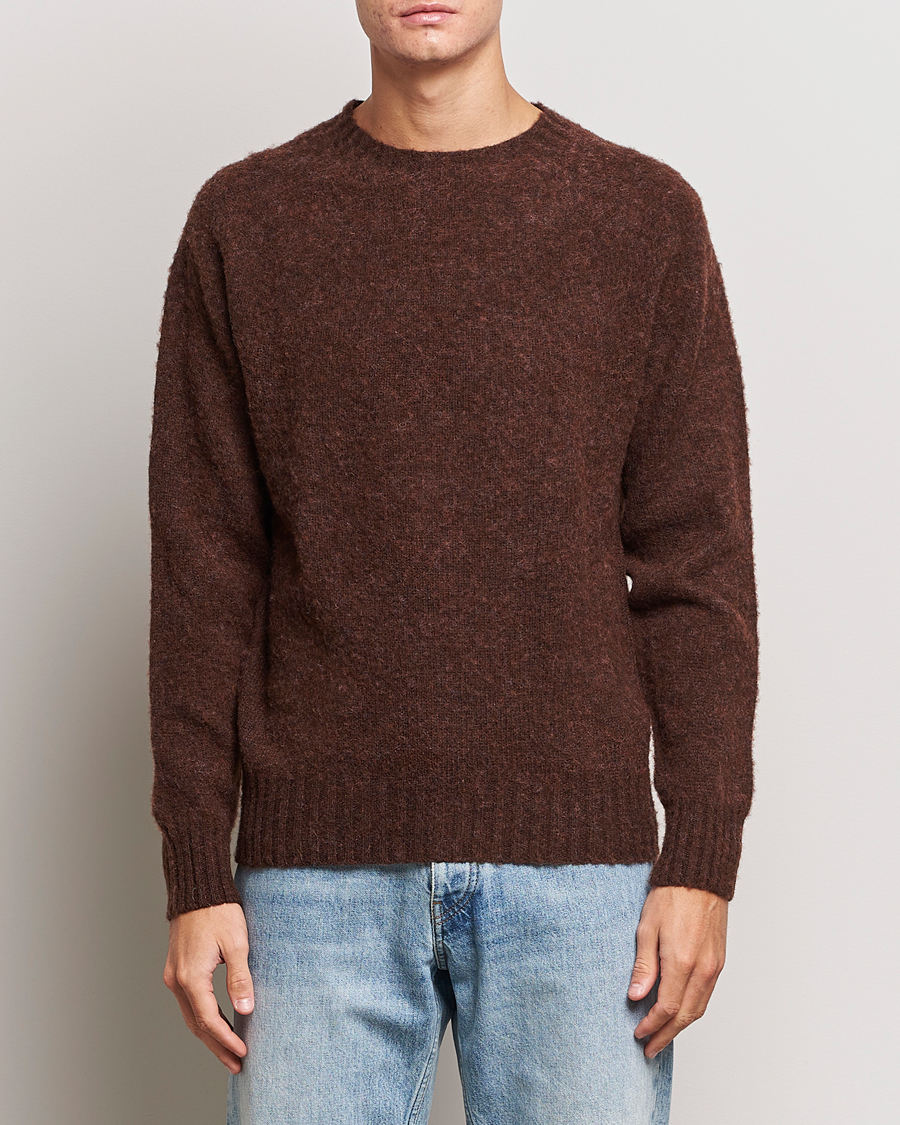 Herre |  | Howlin' | Brushed Wool Sweater Brownish