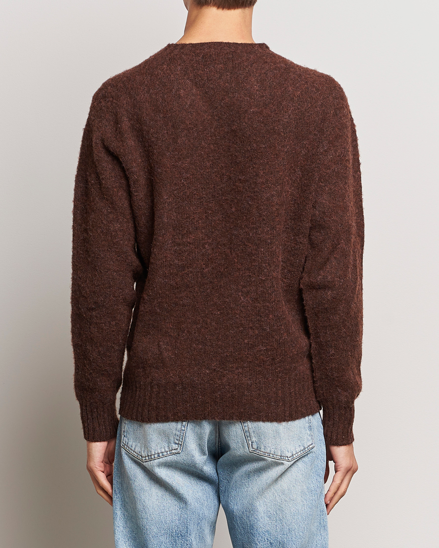 Herre | Gensere | Howlin' | Brushed Wool Sweater Brownish