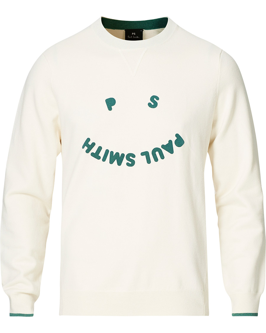 Herre | Gensere | PS Paul Smith | Cotton Wool Pullover Offwhite