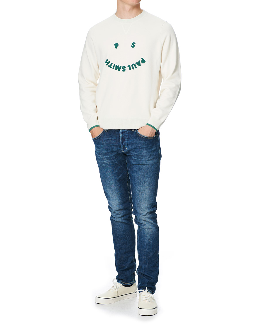 Herre | Gensere | PS Paul Smith | Cotton Wool Pullover Offwhite