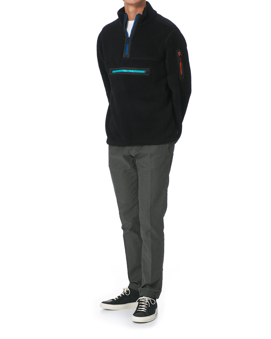 Herre | Gensere | PS Paul Smith | Half Zip Fleece Sweater Black