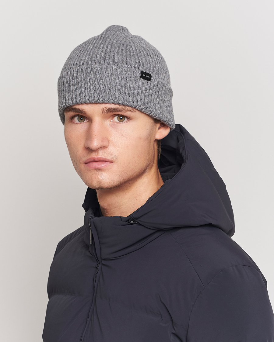 Herre |  | Paul Smith | Cashmere Beanie Light Grey