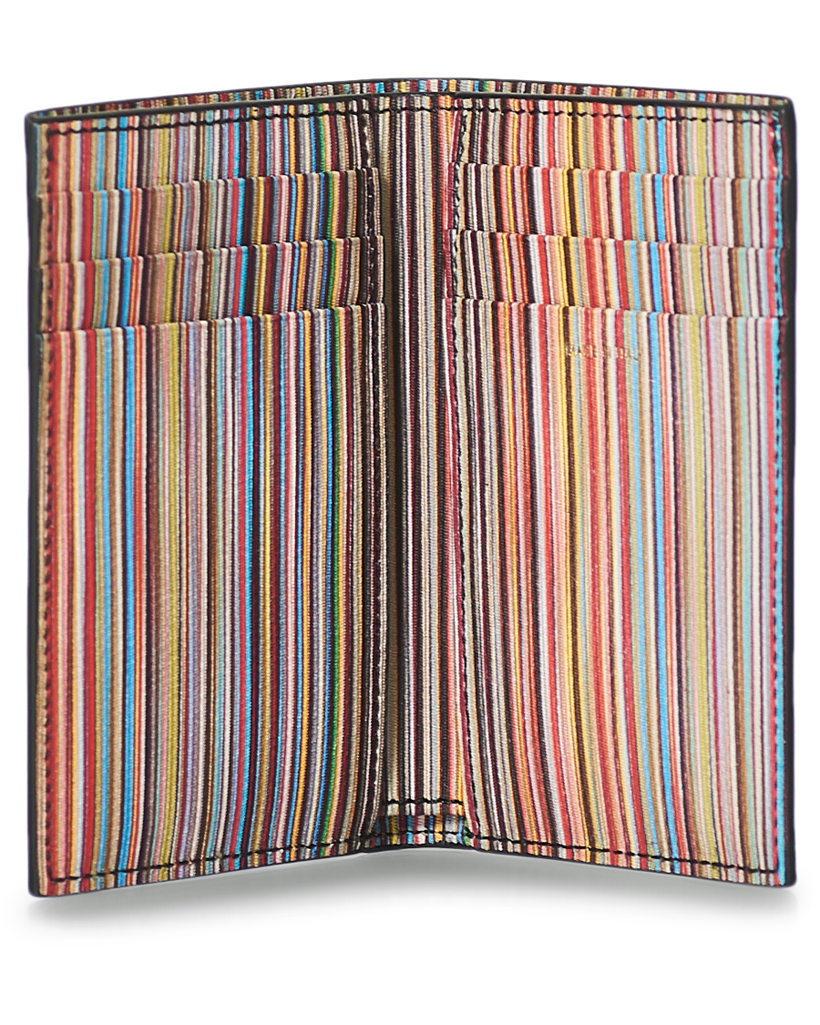 Herre |  | Paul Smith | Stripe Leather Wallet Black