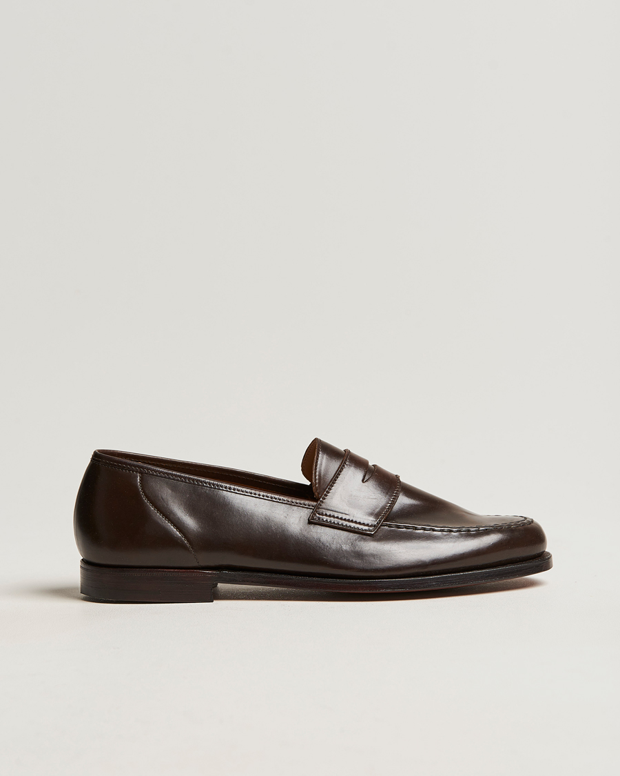 Herre | Crockett & Jones Harvard Unlined Loafer Dark Brown Cordovan | Crockett & Jones | Harvard Unlined Loafer Dark Brown Cordovan