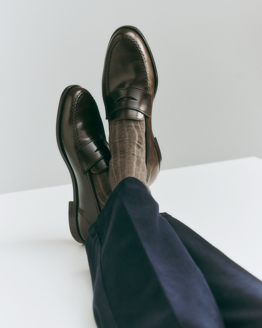 Herre | Crockett & Jones Harvard Unlined Loafer Dark Brown Cordovan | Crockett & Jones | Harvard Unlined Loafer Dark Brown Cordovan
