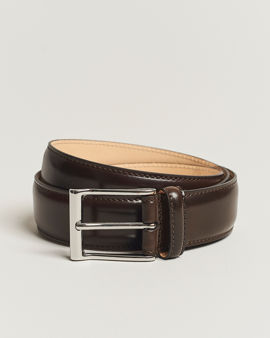 Herre | Belter | Crockett & Jones | Belt 3.2 cm Dark Brown Cordovan