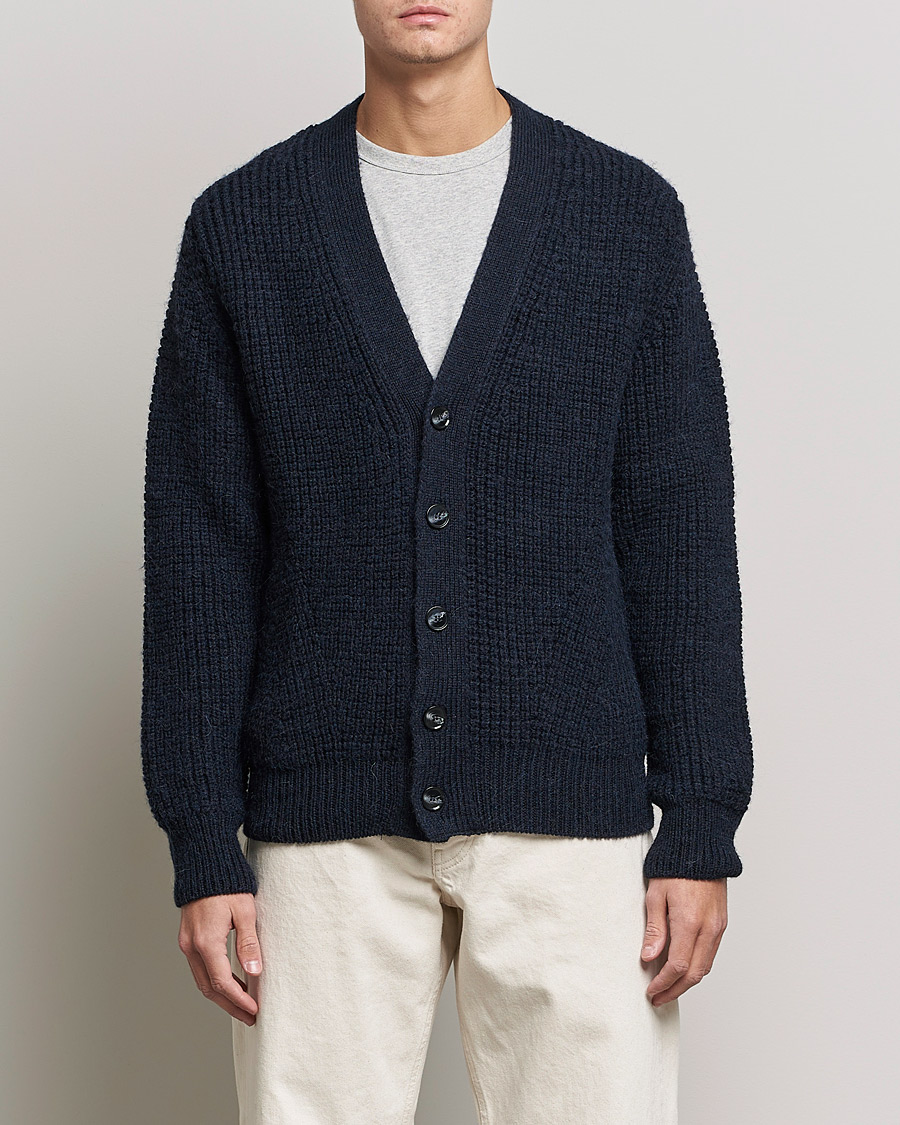Herre | Gensere | Sunflower | John Cardigan Navy