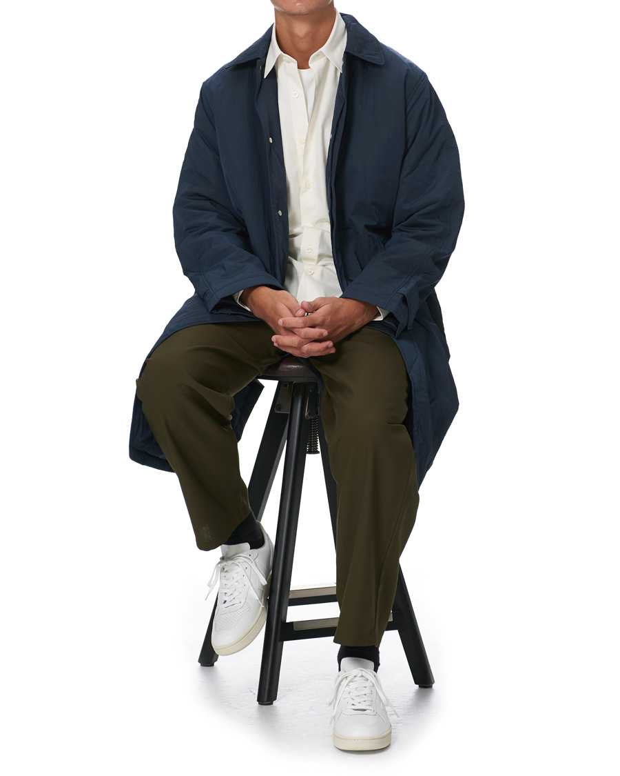 Herre | Jakker | Sunflower | Relaxed Coat Navy