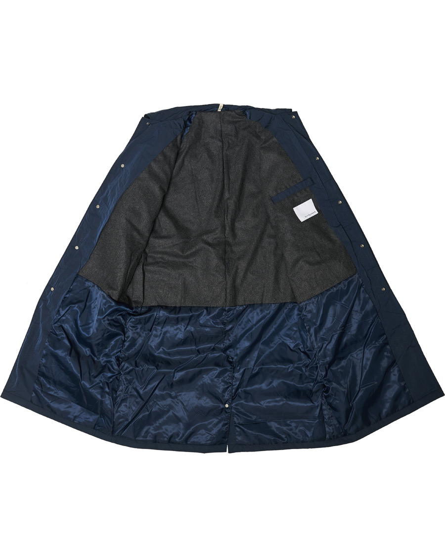 Herre | Jakker | Sunflower | Relaxed Coat Navy