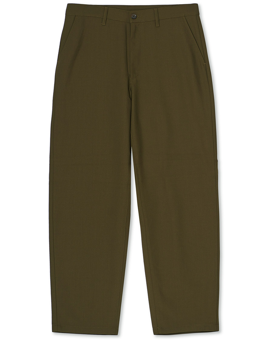 Herre | Bukser | Sunflower | Soft Wool Trousers Military