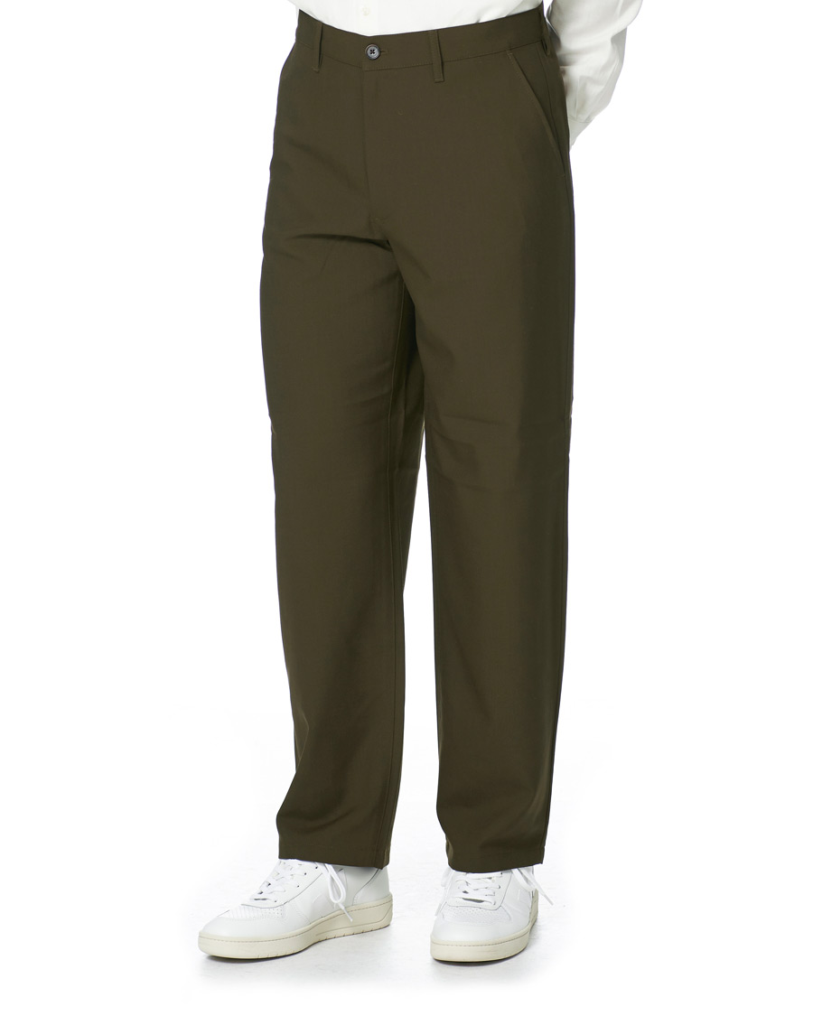 Herre | Bukser | Sunflower | Soft Wool Trousers Military