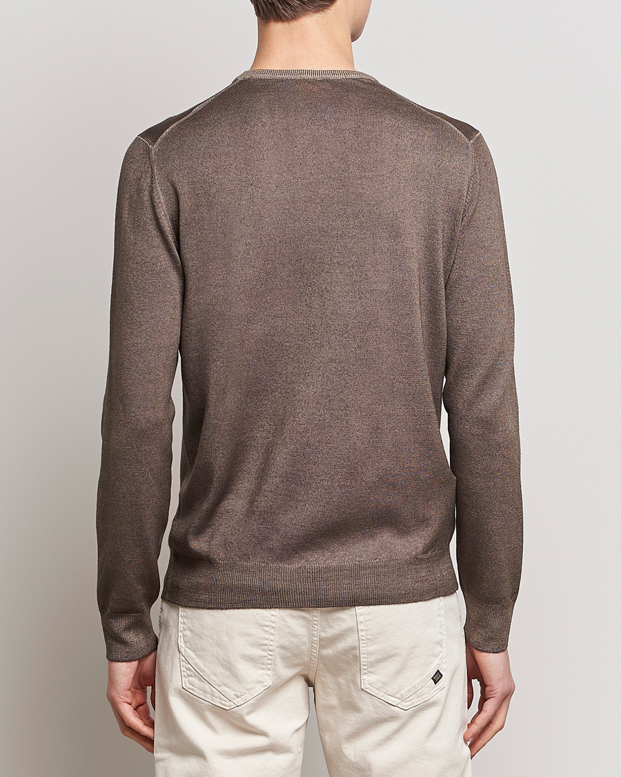 Herre | Gensere | Gran Sasso | Vintage Merino Fashion Fit Crew Neck Pullover Beige