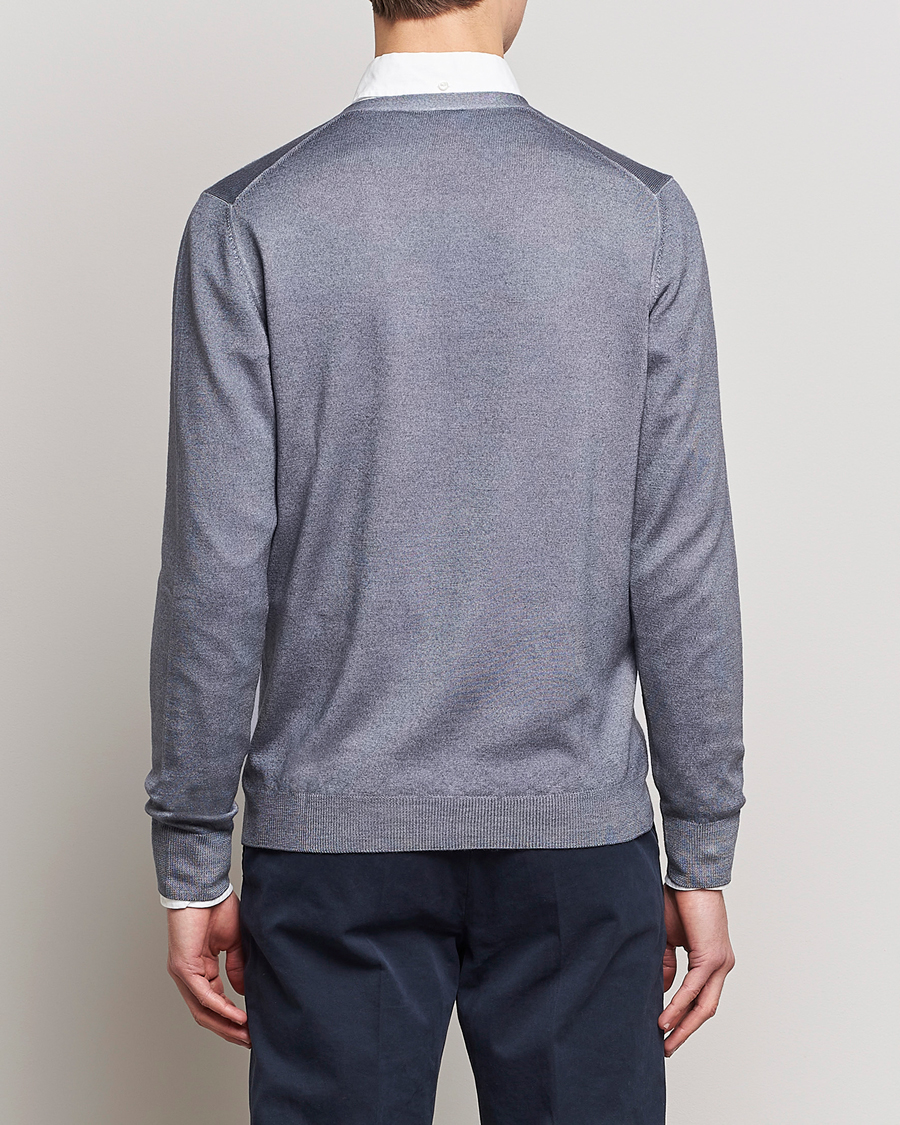 Herre | Gensere | Gran Sasso | Vintage Merino Fashion Fit Cardigan Light Grey