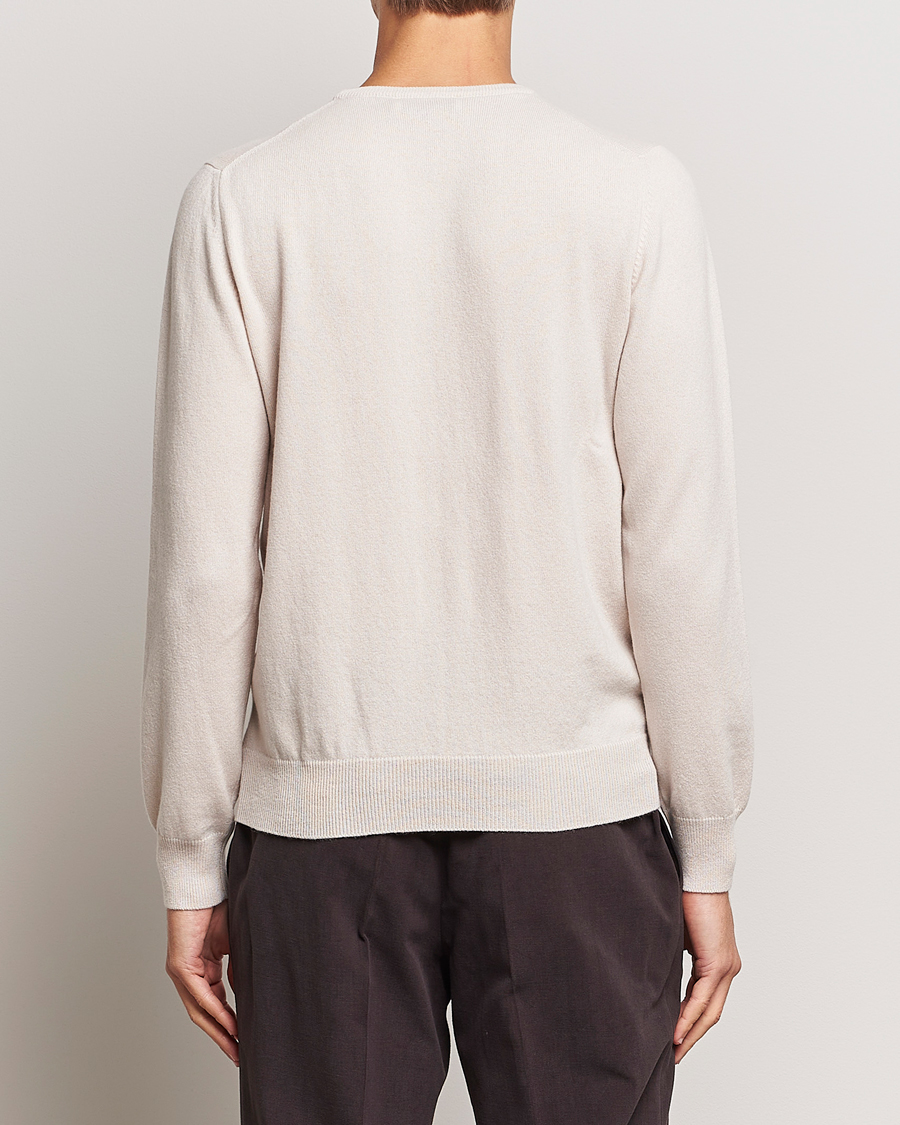 Herre | Gensere | Gran Sasso | Wool/Cashmere Crew Neck Cream