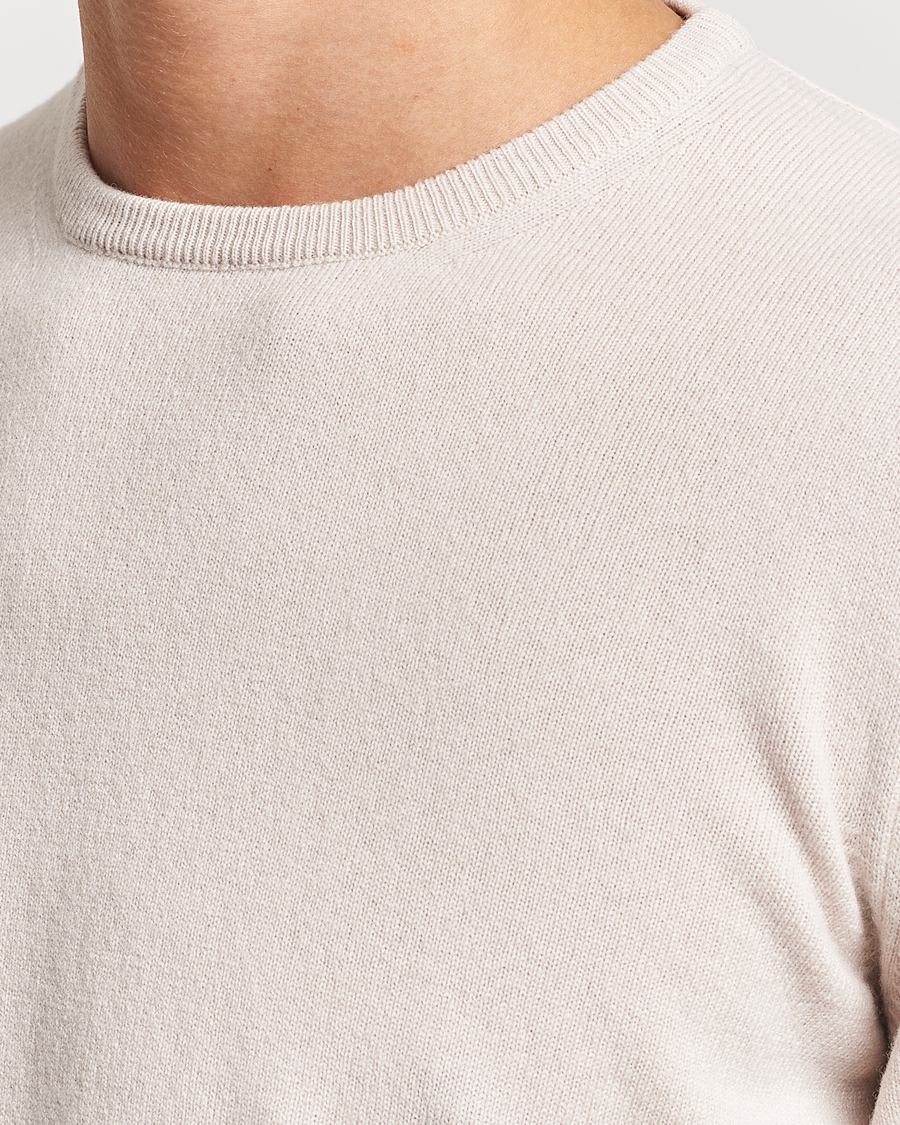 Herre | Gensere | Gran Sasso | Wool/Cashmere Crew Neck Cream