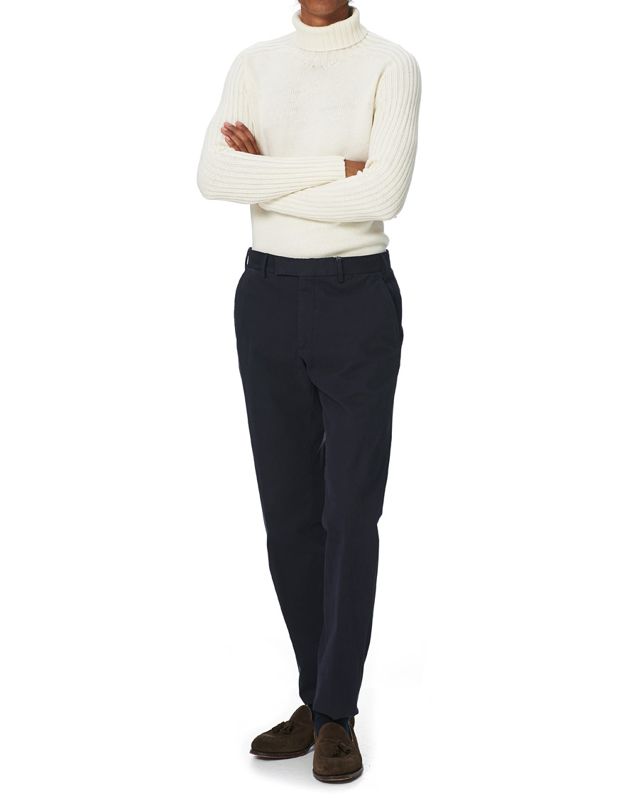 Herre | Gensere | Gran Sasso | Rainwool Rollneck White
