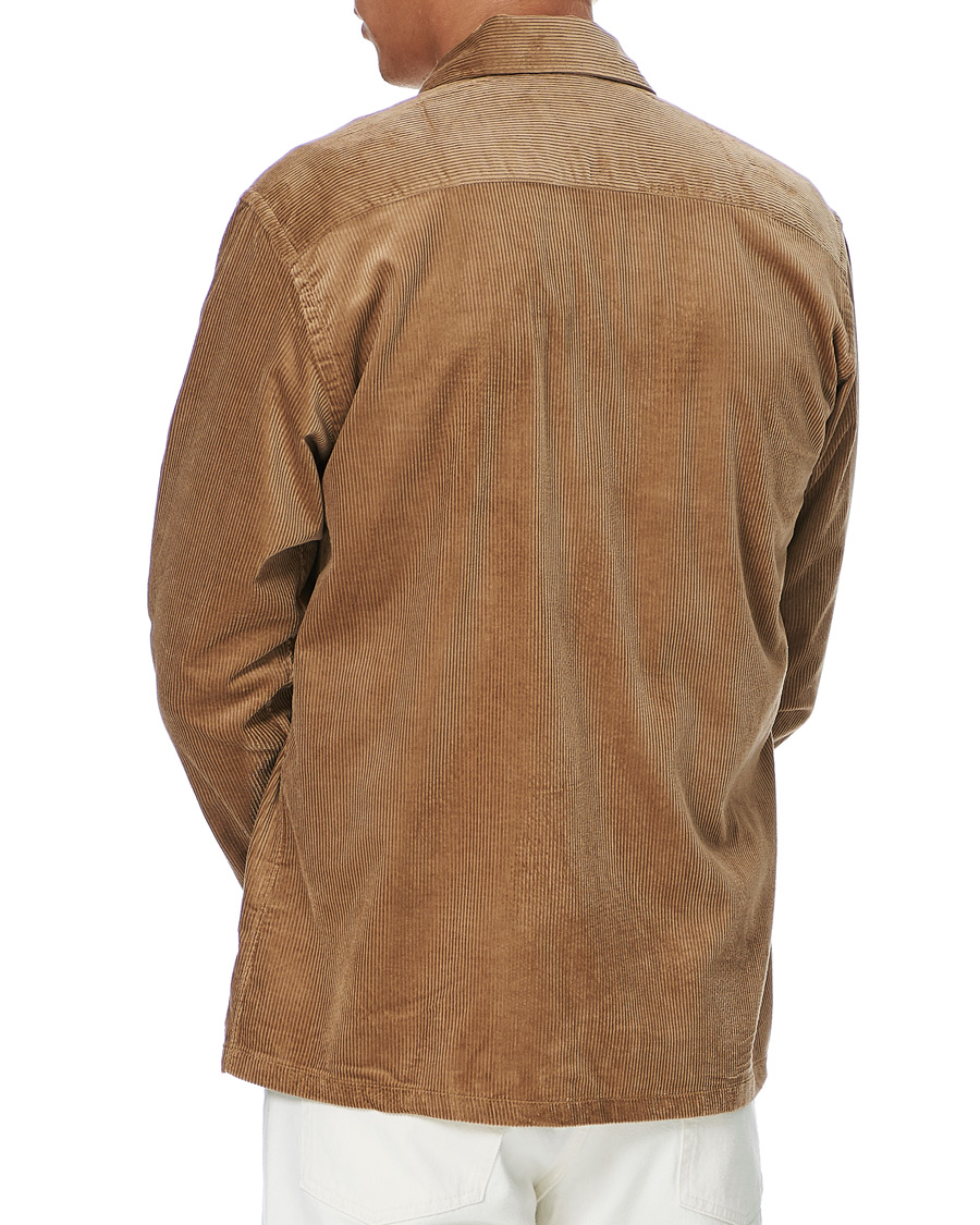 Herre | Skjorter | Eton | Cotton Corduroy Overshirt Beige