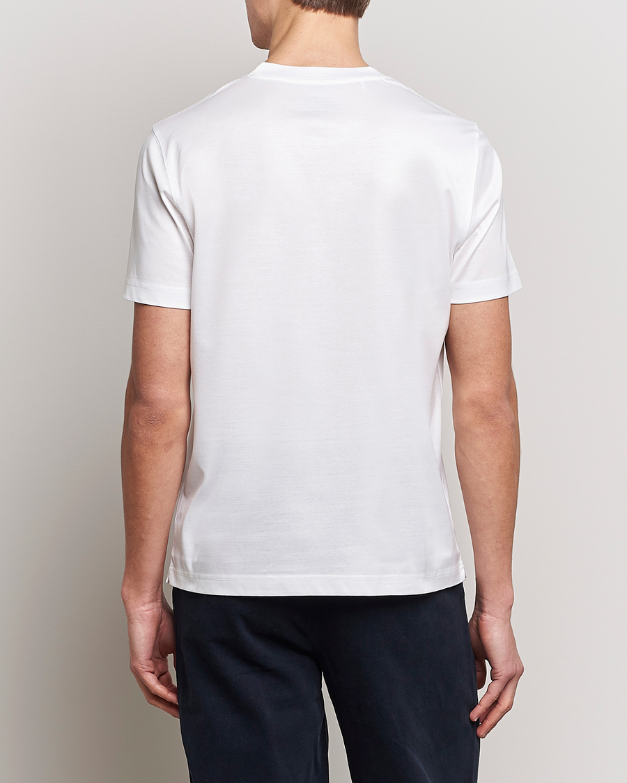Herre | T-Shirts | Eton | Filo Di Scozia Cotton T-Shirt White