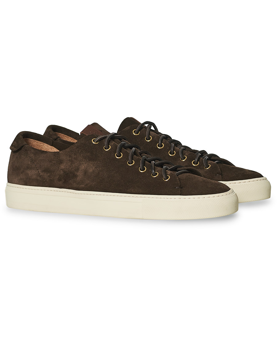Herre | Buttero Suede Sneaker Dark Brown | Buttero | Suede Sneaker Dark Brown