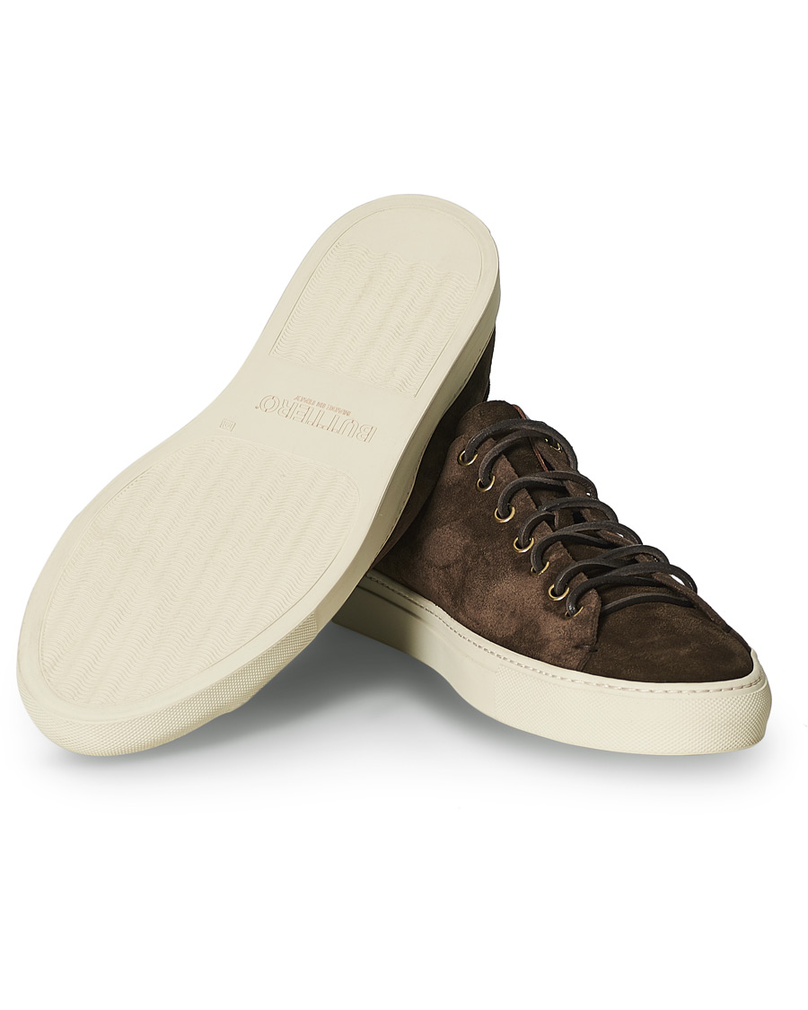 Herre | | Buttero | Suede Sneaker Dark Brown