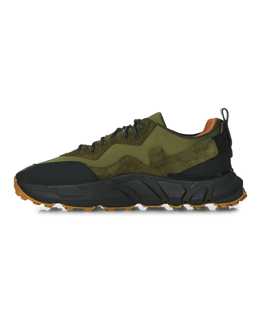 Herre | Buttero Spazio Running Sneaker Black/Olive | Buttero | Spazio Running Sneaker Black/Olive