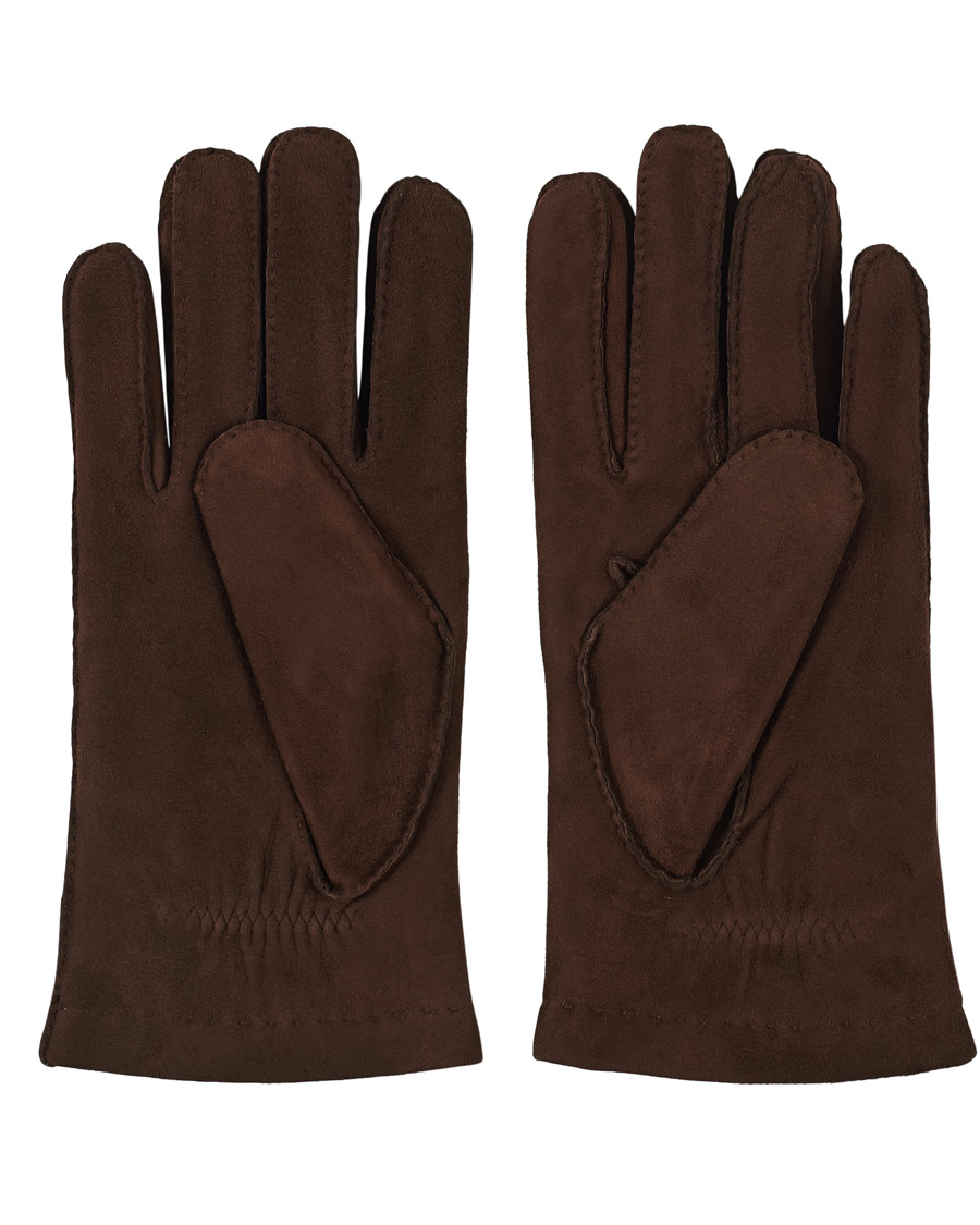 Herre | Hestra Arthur Wool Lined Suede Glove Marron | Hestra | Arthur Wool Lined Suede Glove Marron