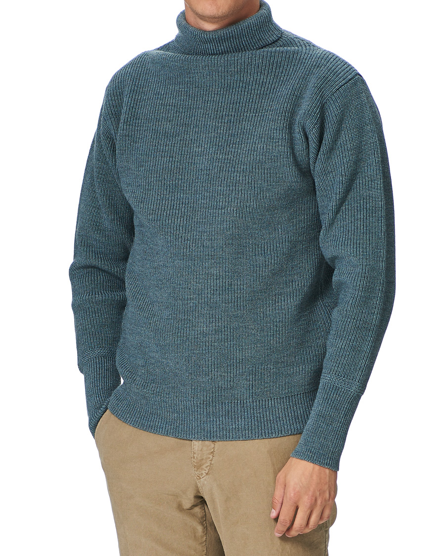 Herre | Gensere | Andersen-Andersen | Sailor Turtleneck Light Indigo