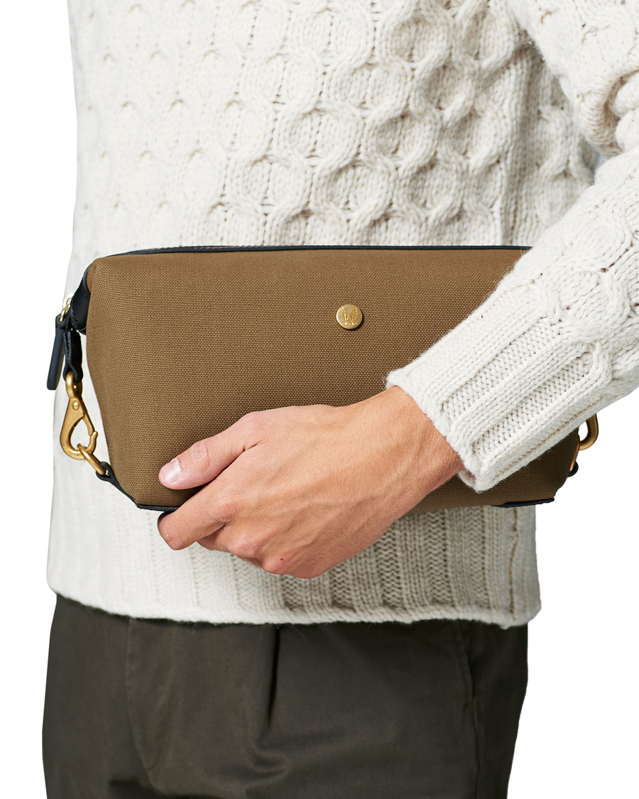 Herre | Mismo M/S Nylon Washbag Khaki/Black | Mismo | M/S Nylon Washbag Khaki/Black