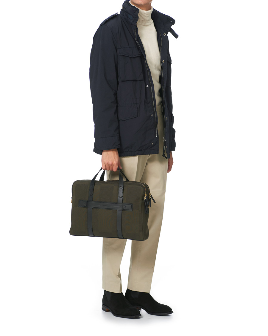 Herre | Mismo M/S Endeavour Briefcase Kings Green/Black | Mismo | M/S Endeavour Briefcase Kings Green/Black