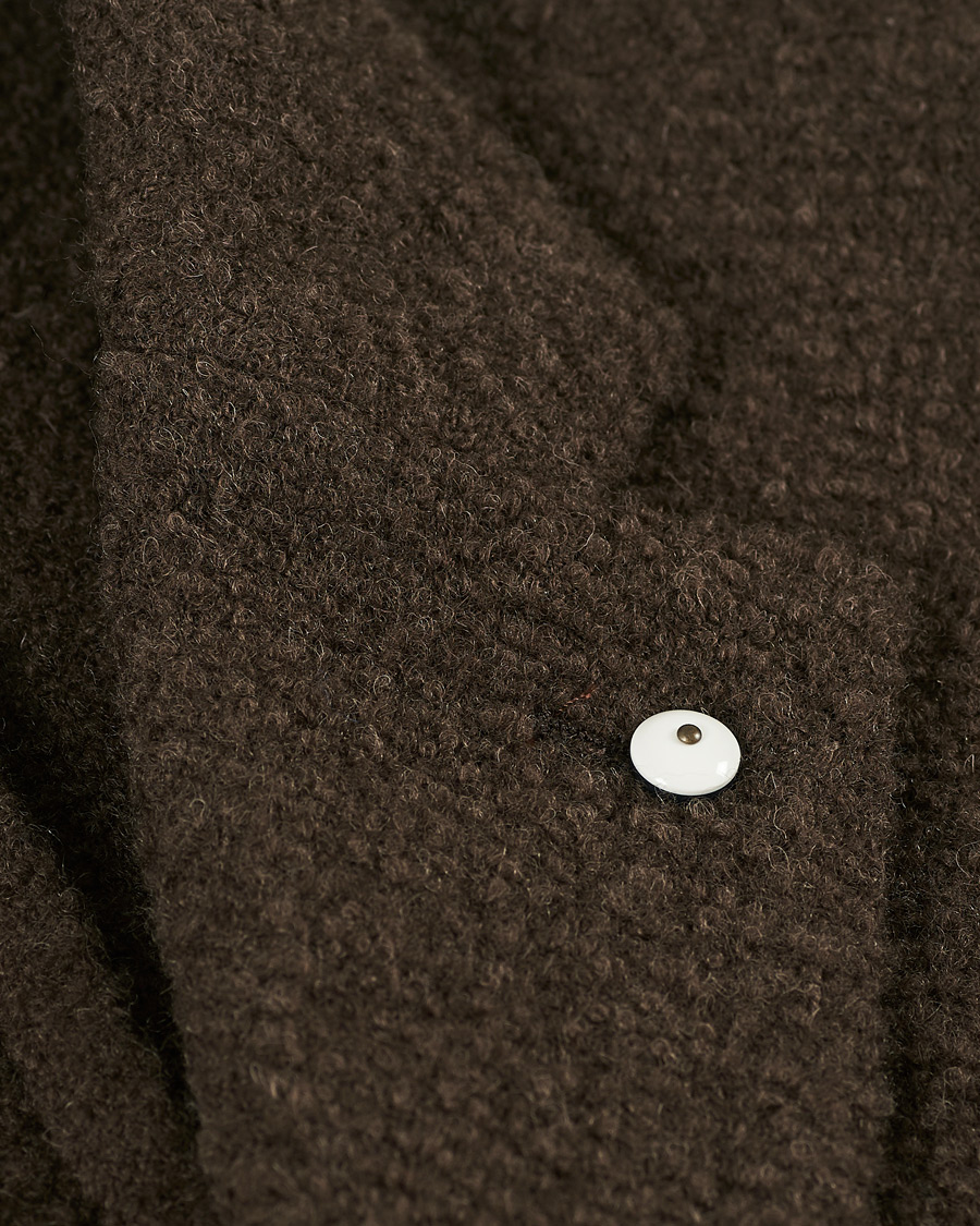 Herre | Dressjakker | L.B.M. 1911 | Jack Regular Bouclé Wool Alpaca Blazer Brown