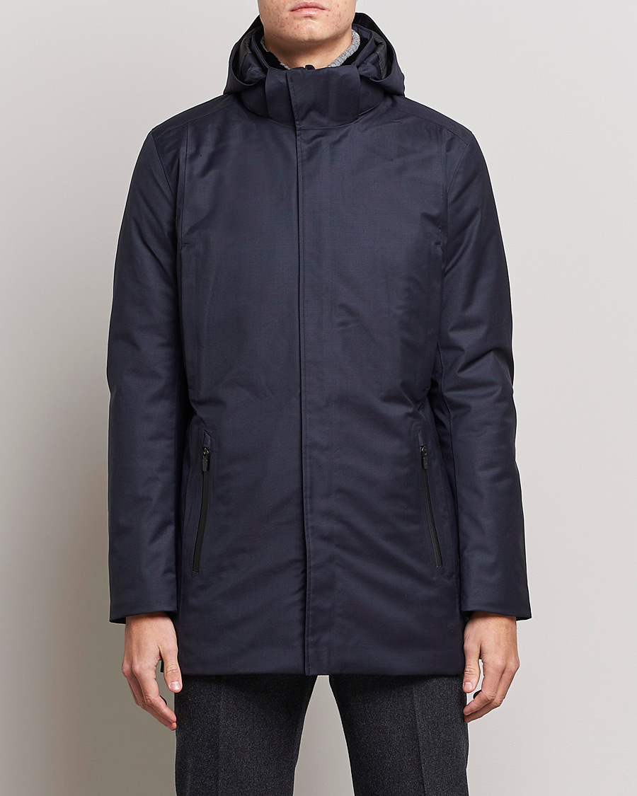 Herre |  | UBR | Regulator Parka Savile Dark Navy Wool