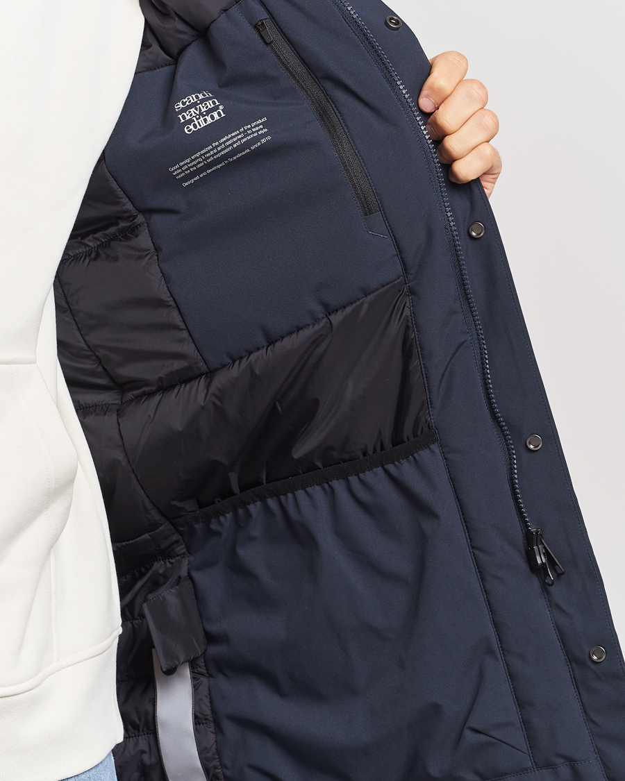 Herre | Jakker | Scandinavian Edition | Loft Waterproof Padded Coat Midnight Blue