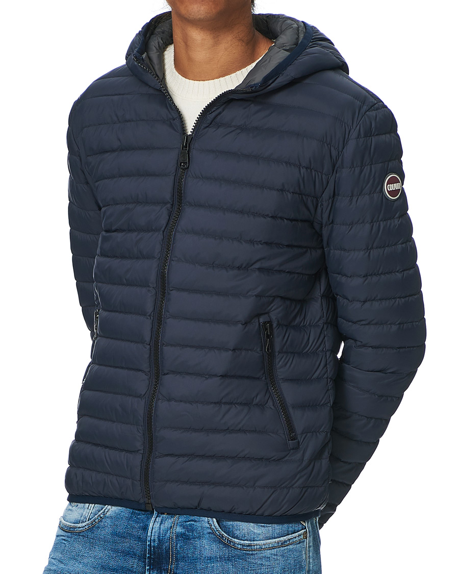 Herre | Jakker | Colmar | Repunk Lightweight Down Hooded Jacket Navy