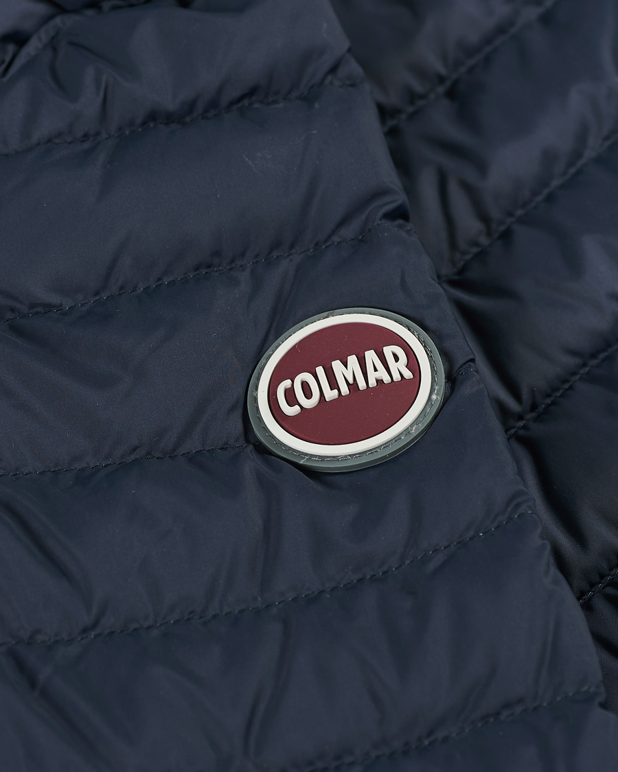 Herre | Jakker | Colmar | Repunk Lightweight Down Hooded Jacket Navy