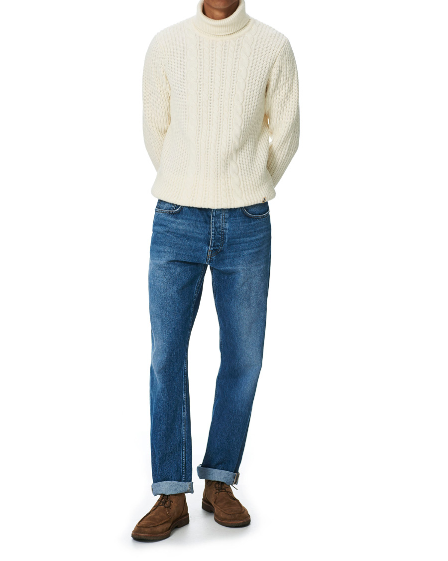 Herre | Gensere | Armor-lux | Cable Knit Turtleneck Nature