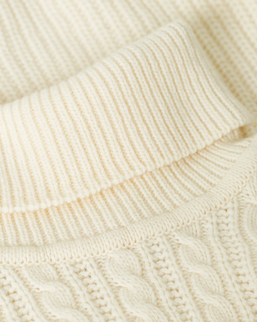 Herre | Gensere | Armor-lux | Cable Knit Turtleneck Nature
