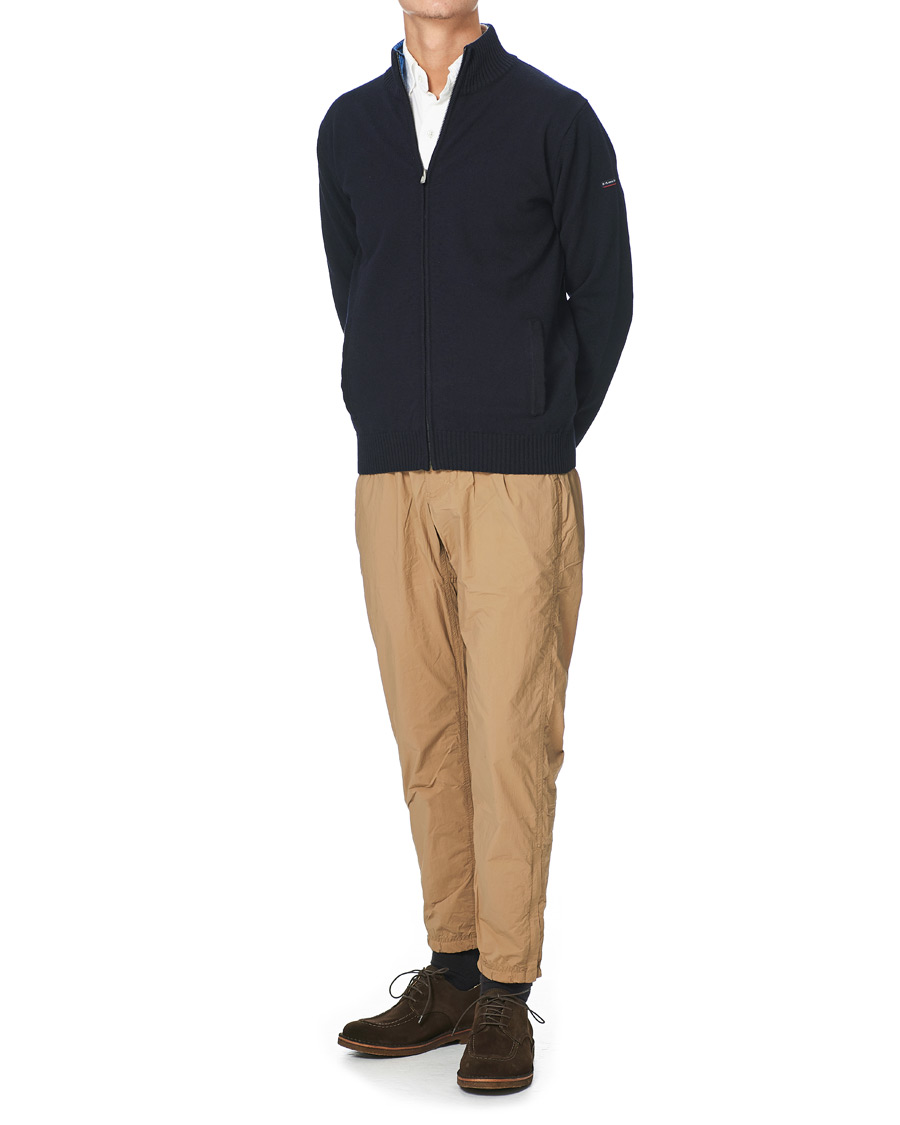 Herre | Gensere | Armor-lux | Wool Zip Cardigan Navy