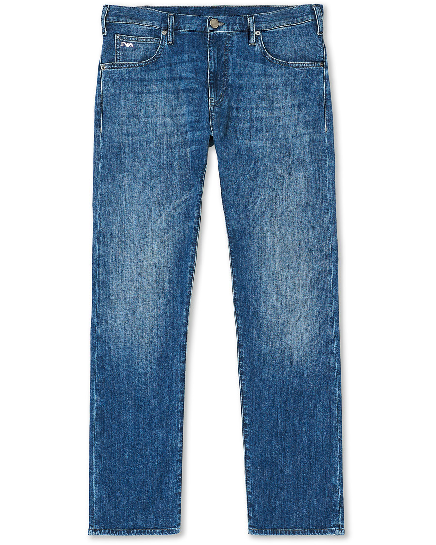 Herre | Jeans | Emporio Armani | Regular Fit Jeans Medium Blue