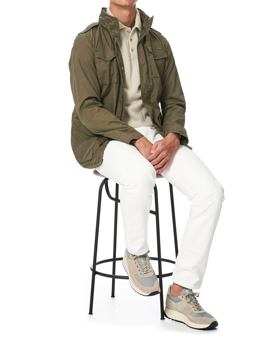 Herre | C.QP Stride Suede/Mesh Running Sneaker Stone Grey | CQP | C.QP Stride Suede/Mesh Running Sneaker Stone Grey