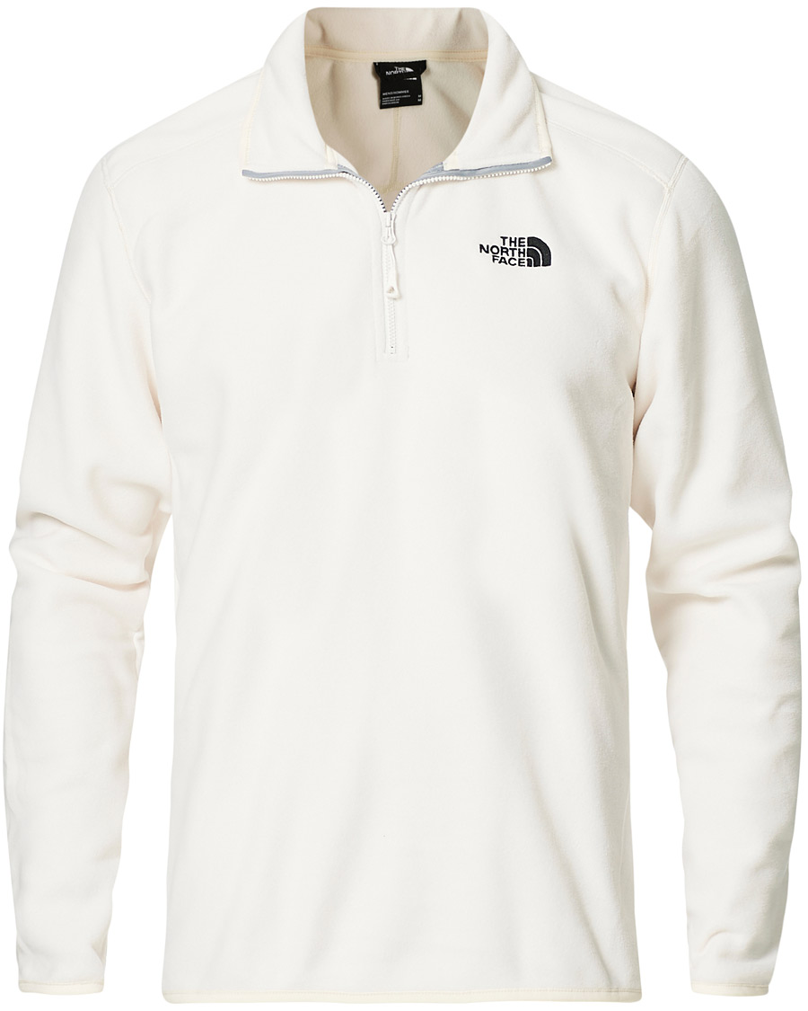 Herre | Gensere | The North Face | 100 Glacier 1/4 Zip Gardenia White