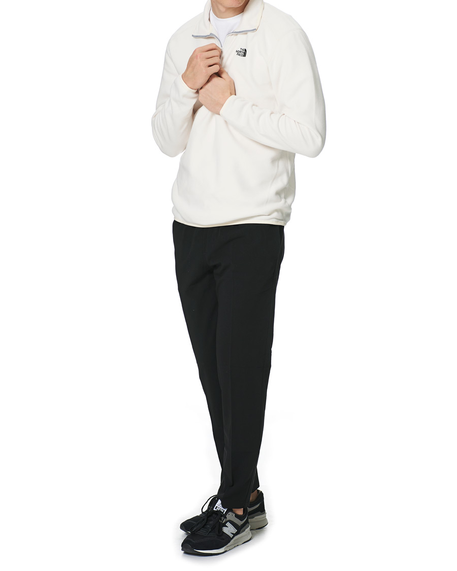 Herre | Gensere | The North Face | 100 Glacier 1/4 Zip Gardenia White
